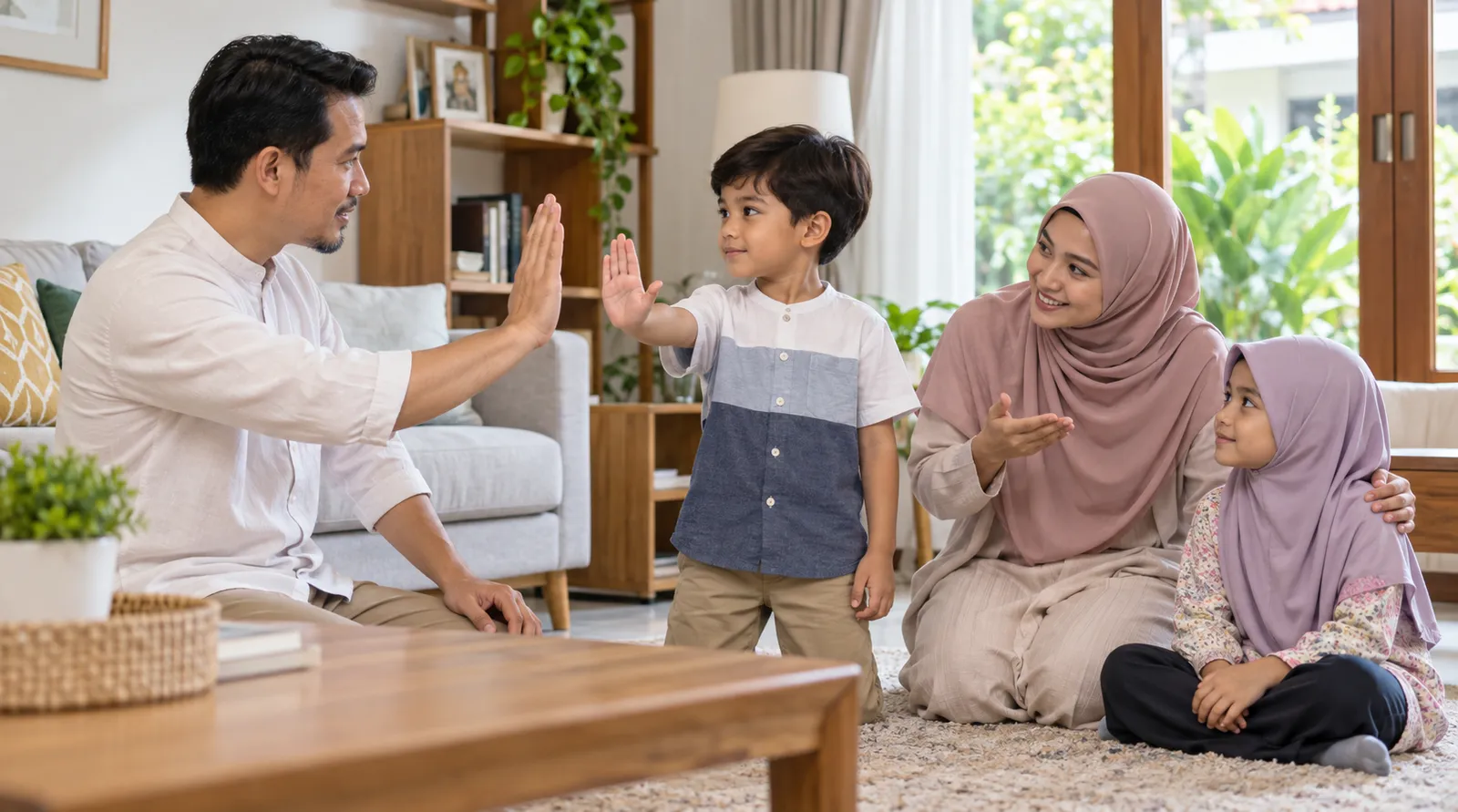 orang tua mengajarkan anak cara mencegah bullying